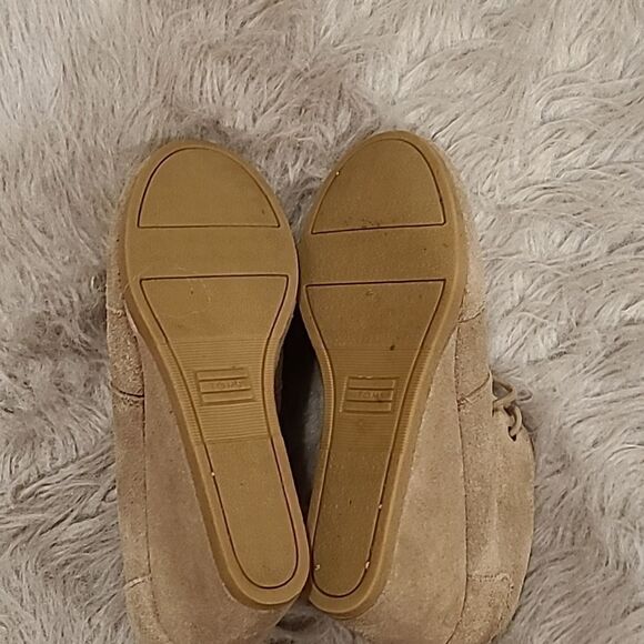 Toms womens Kala wedge bootie‎ desert taupe suade size 8 - Picture 10 of 10